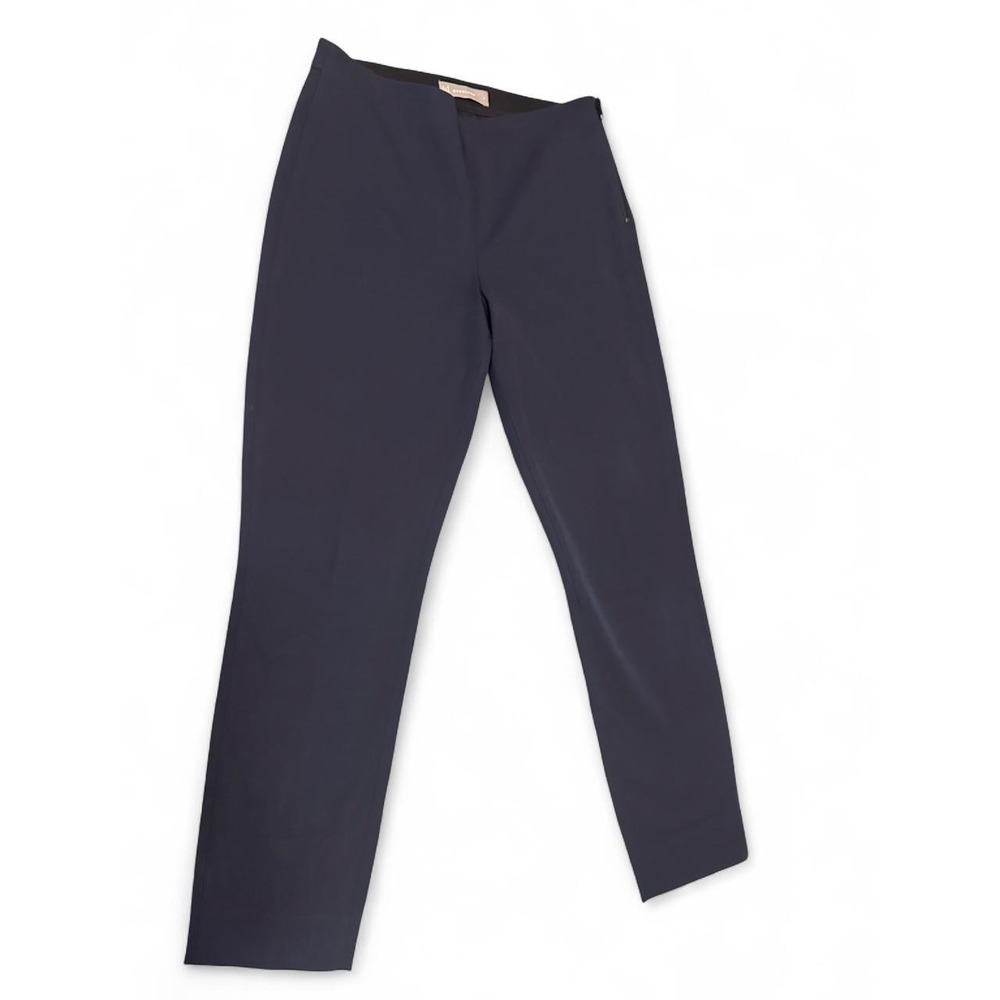 Everlane Navy Blue Italian GoWeave Side-Zip Trousers Pants Women Size 4